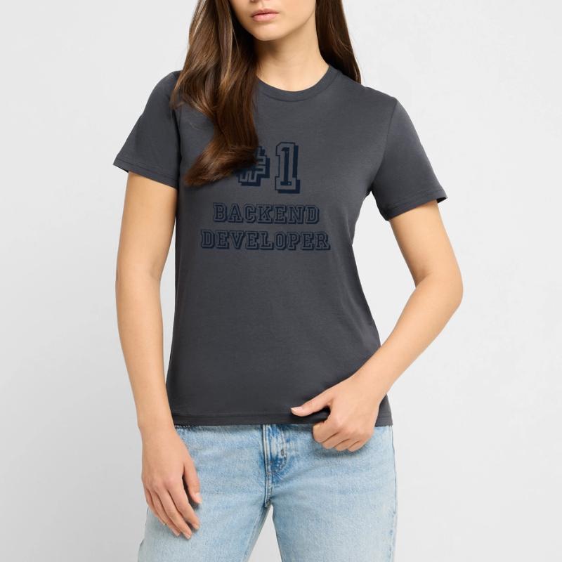 #1 Backend Developer Coder Engineer Software Stanley/Stella CRAFTER Unisex Organic T-Shirt