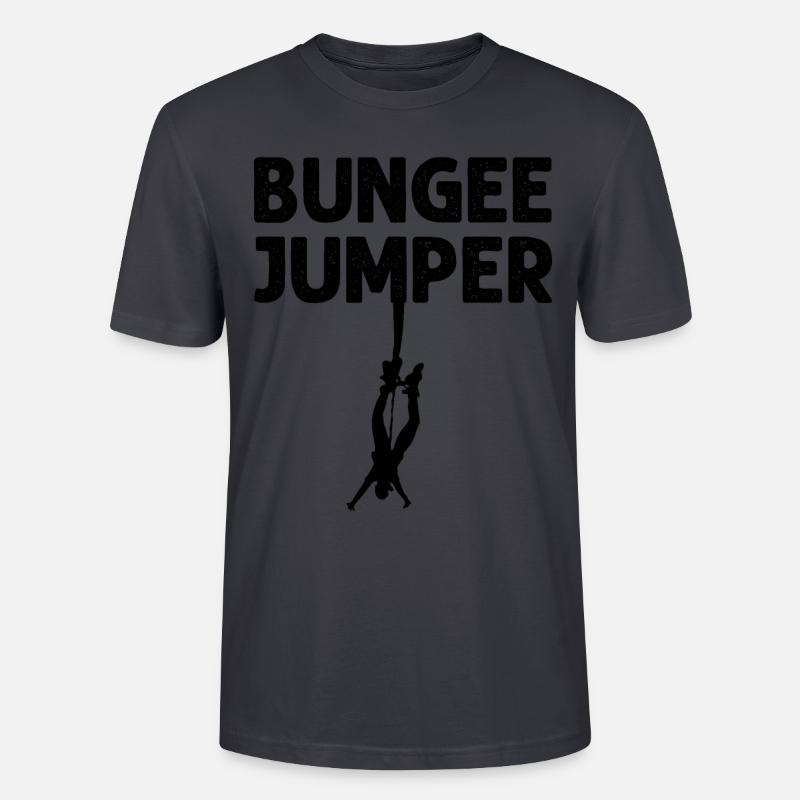Bungee Jumper - Stanley/Stella Unisex Bio-T-Shirt CRAFTER - Dunkles Graublau