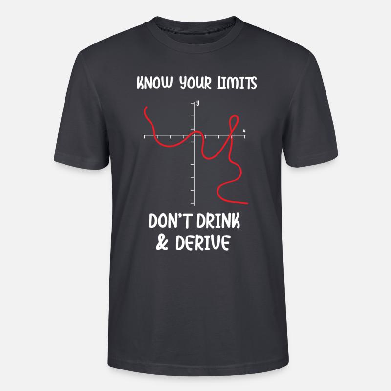 Maths Maths Professeurs de maths Maths - T-shirt bio CRAFTER Stanley Stella Unisexe - bleu gris foncé