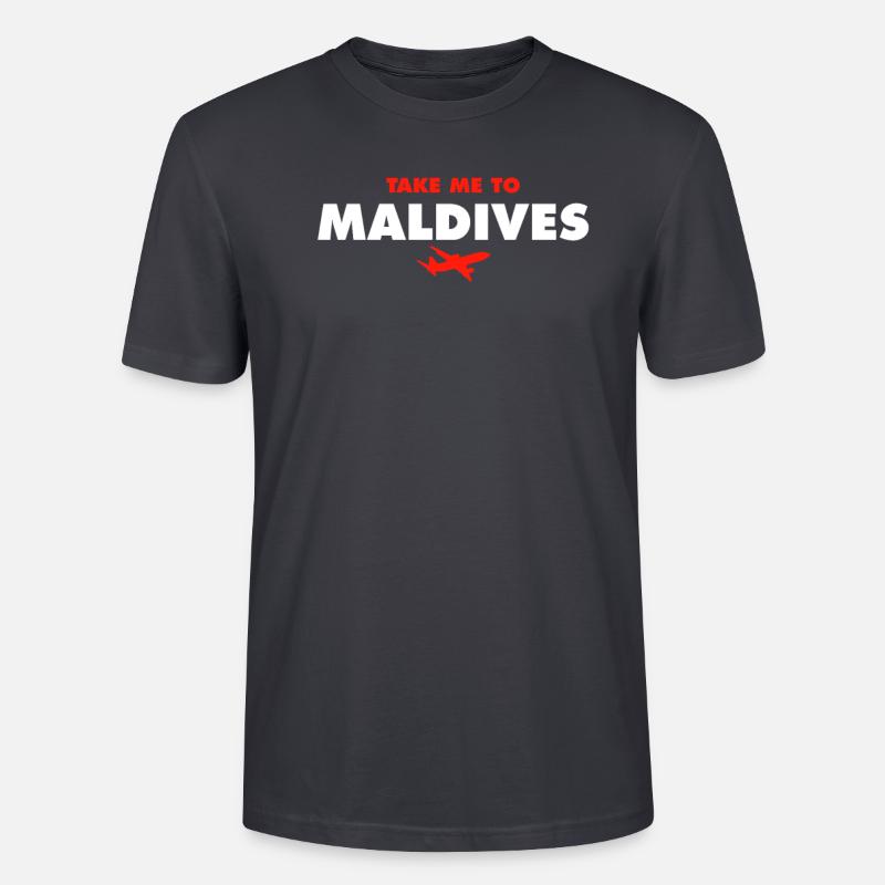 Maldives Easter Gift - Stanley/Stella Unisex Bio-T-Shirt CRAFTER - Dunkles Graublau