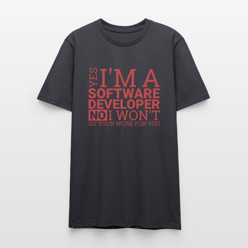 "Software Developer Work | Programmierer" Stanley/Stella Unisex Bio-T-Shirt CRAFTER