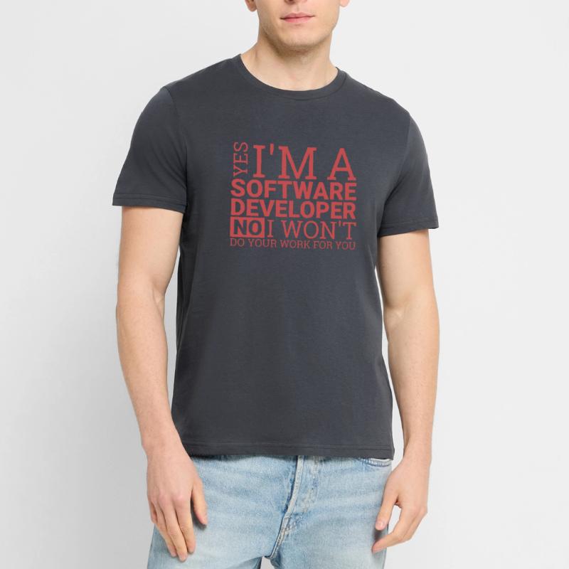 "Software Developer Work | Programmierer" Stanley/Stella Unisex Bio-T-Shirt CRAFTER