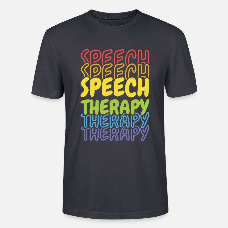 Language Pathologist Speech Pathologist - Stanley/Stella CRAFTER Unisex Organic T-Shirt - India Ink Grey