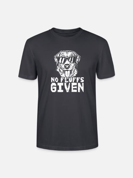 Keine Flusen gegeben - Hundebesitzer - Stanley/Stella Unisex Bio-T-Shirt CRAFTER - Dunkles Graublau