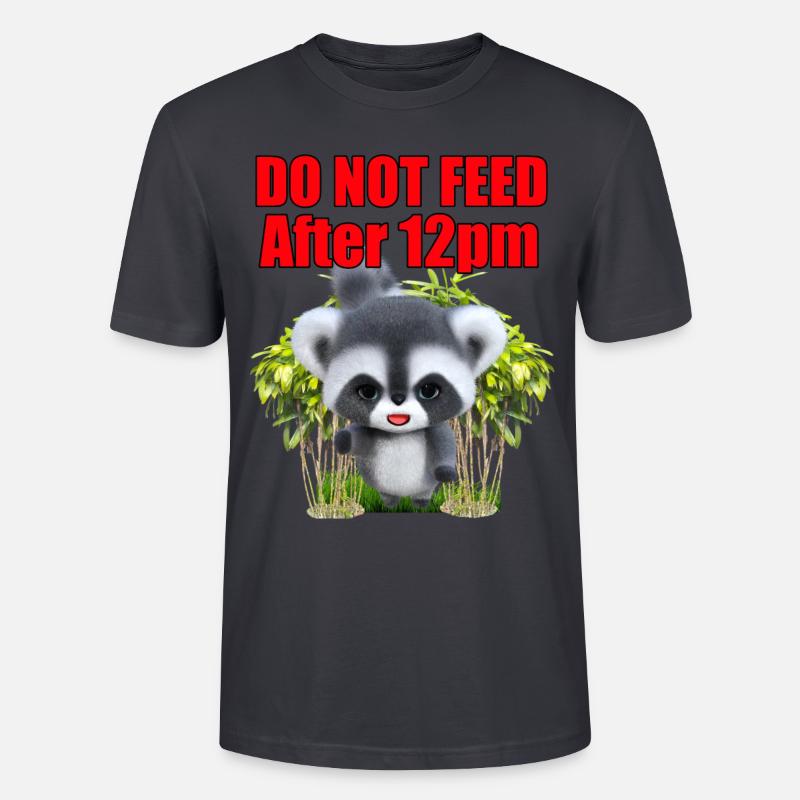 Füttern Sie den Gremlin nicht - Stanley/Stella Unisex Bio-T-Shirt CRAFTER - Dunkles Graublau