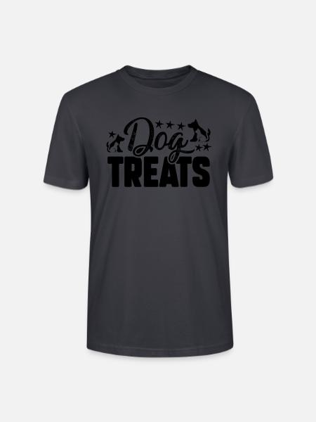 Dog Treats - Stanley/Stella Unisex Bio-T-Shirt CRAFTER - Dunkles Graublau
