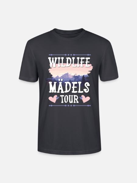 Wildlife Mädels Tour - Stanley/Stella Unisex Bio-T-Shirt CRAFTER - Dunkles Graublau