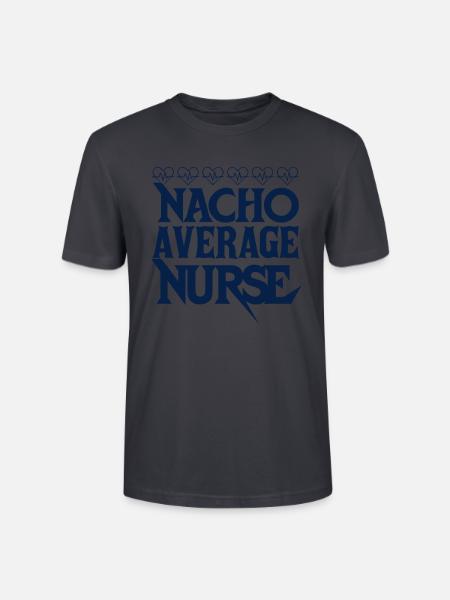 Nacho Average Krankenschwester - Stanley/Stella Unisex Bio-T-Shirt CRAFTER - Dunkles Graublau
