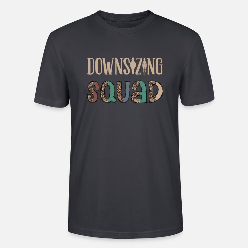 Downsizing Squad, Magenbypass-Operation - Stanley/Stella Unisex Bio-T-Shirt CRAFTER - Dunkles Graublau
