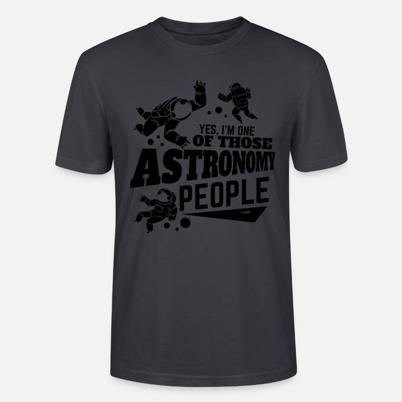 Astronaute dans l’espace - T-shirt bio CRAFTER Stanley Stella Unisexe - bleu gris foncé