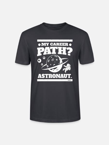 Astronaut Karriere Beruf Abenteuer - Stanley/Stella Unisex Bio-T-Shirt CRAFTER - Dunkles Graublau