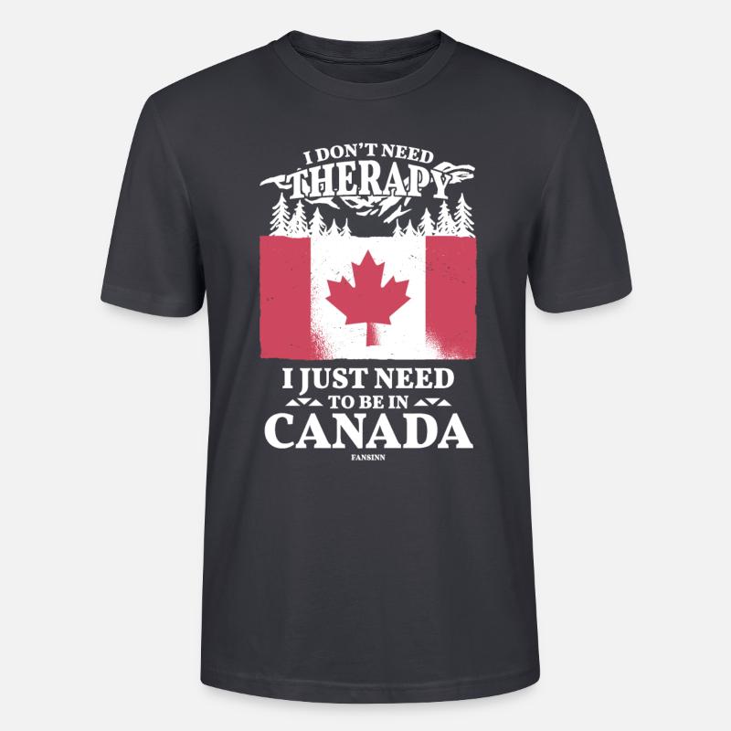 Canada - Stanley/Stella Unisex Bio-T-Shirt CRAFTER - Dunkles Graublau