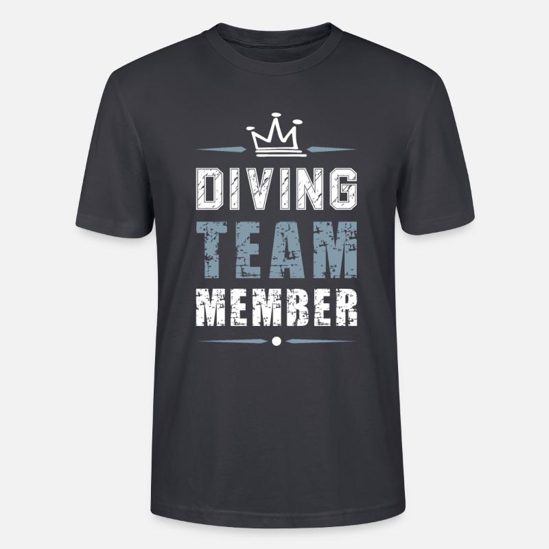 Équipe de plongée Plongée - T-shirt bio CRAFTER Stanley Stella Unisexe - bleu gris foncé