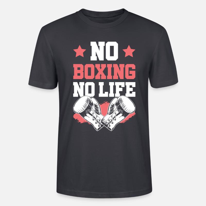 Boxe Boxe - T-shirt bio CRAFTER Stanley Stella Unisexe - bleu gris foncé