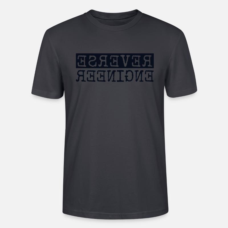 Reverse Engineer Softwareingenieur Developer - Stanley/Stella Unisex Bio-T-Shirt CRAFTER - Dunkles Graublau