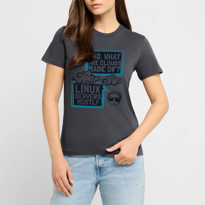 Papa quels sont les clouds faits de Developer Coder T-shirt bio CRAFTER Stanley Stella Unisexe