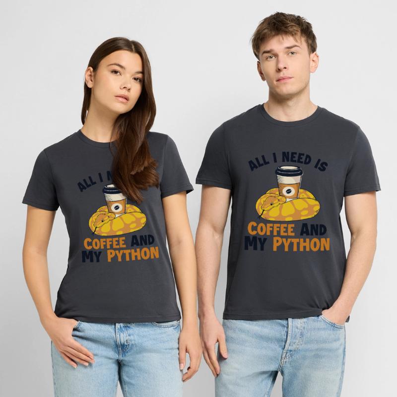 Café et Python Python Snake Banana Ball T-shirt bio CRAFTER Stanley Stella Unisexe