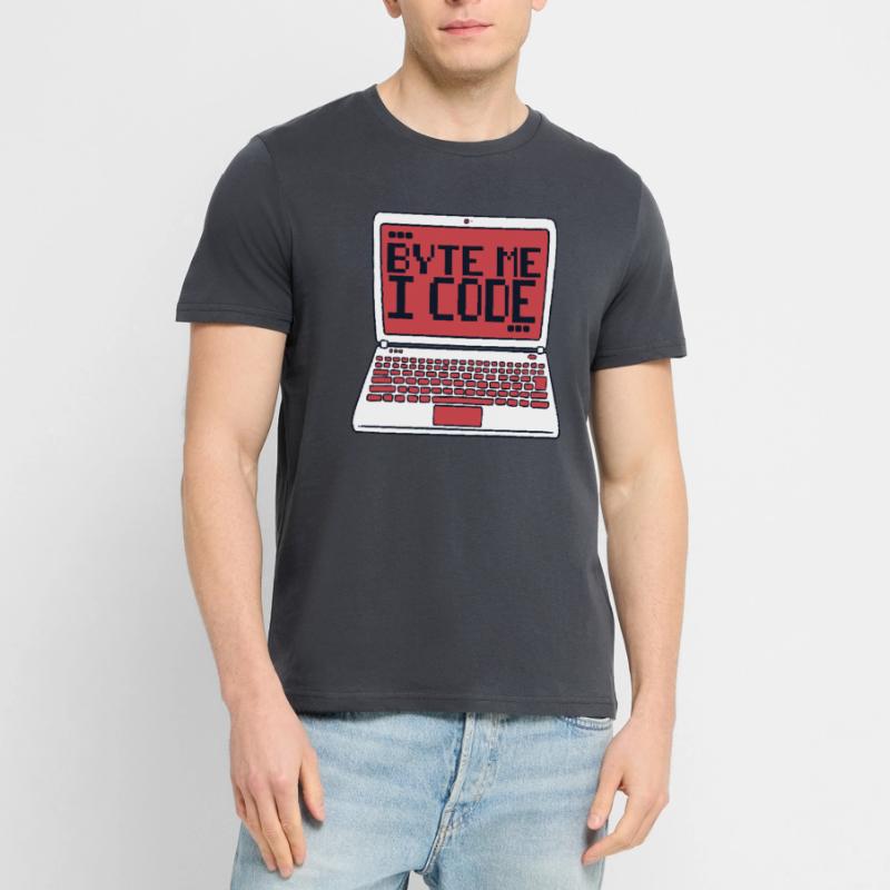 Byte Me I Code Developer Softwareentwickler Stanley/Stella Unisex Bio-T-Shirt CRAFTER