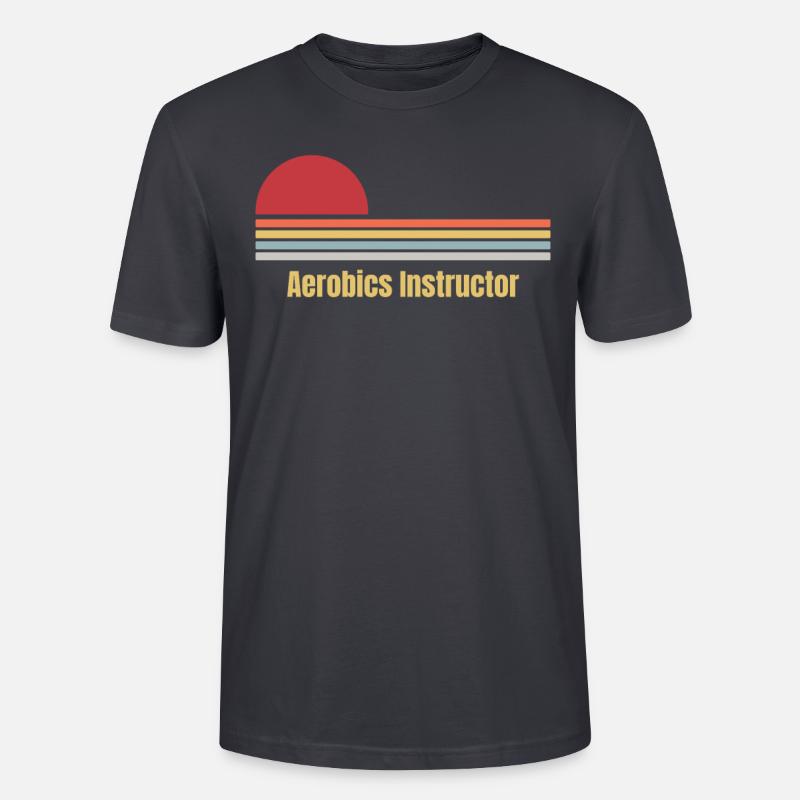 Aerobics Instructor - Stanley/Stella Unisex Bio-T-Shirt CRAFTER - Dunkles Graublau