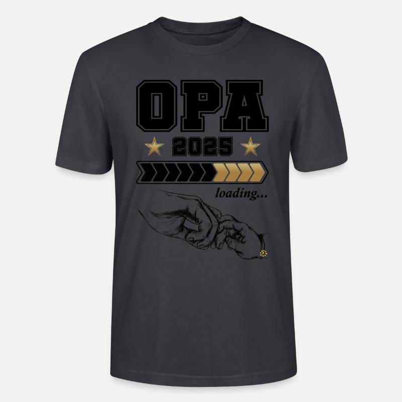 Opa 2025 Loading - Stanley/Stella Unisex Bio-T-Shirt CRAFTER - Dunkles Graublau