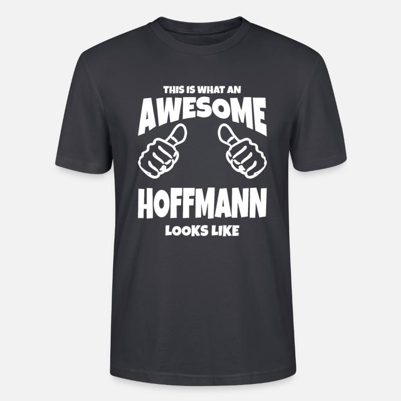 C’est ce qu’un Hoffmann génial - T-shirt bio CRAFTER Stanley Stella Unisexe - bleu gris foncé