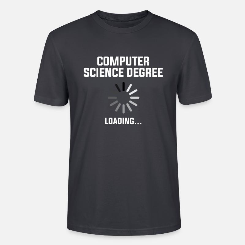 computer science degree - Stanley/Stella Unisex Bio-T-Shirt CRAFTER - Dunkles Graublau