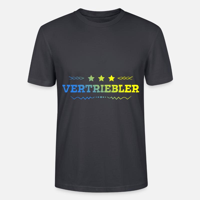 Vertriebler Beruf - Stanley/Stella Unisex Bio-T-Shirt CRAFTER - Dunkles Graublau