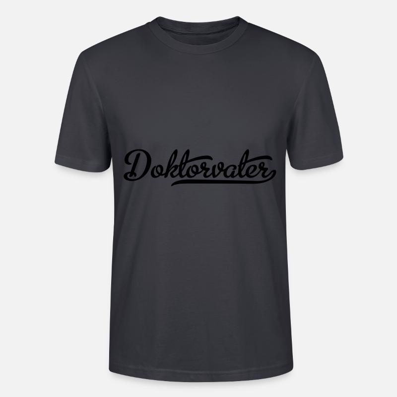 doktorvater - Stanley/Stella Unisex Bio-T-Shirt CRAFTER - Dunkles Graublau