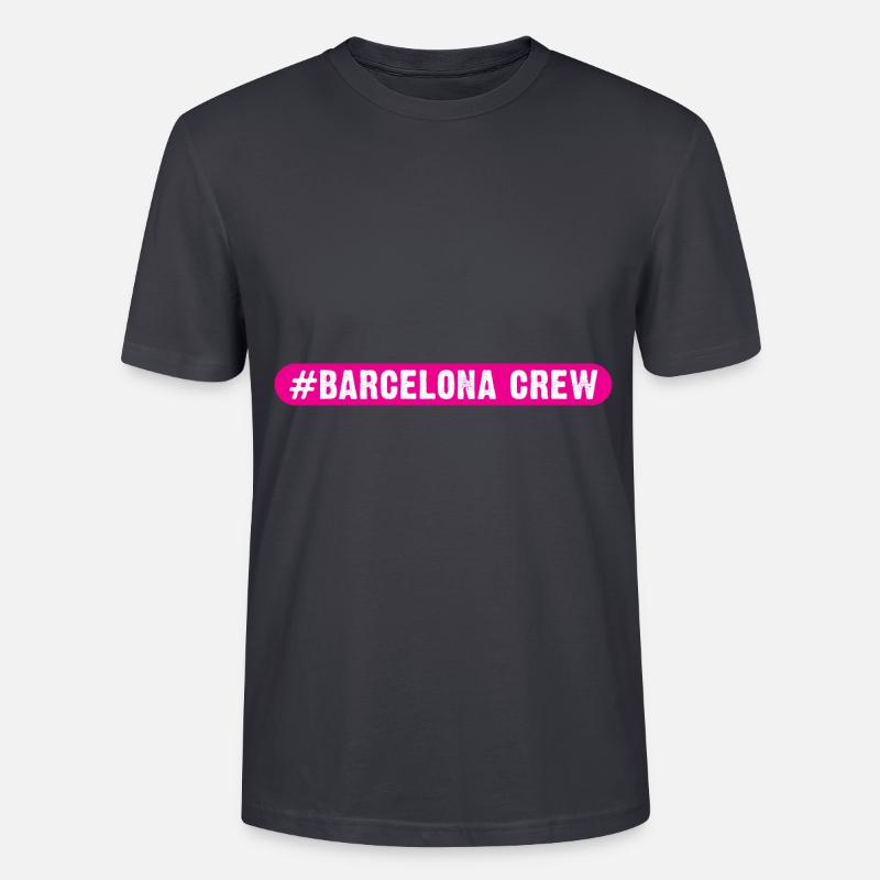 Équipage de Barcelone - T-shirt bio CRAFTER Stanley Stella Unisexe - bleu gris foncé