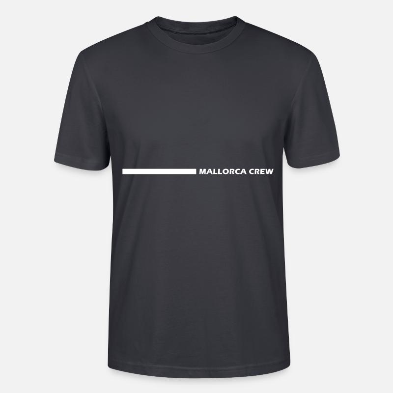 Mallorca Crew - Stanley/Stella Unisex Bio-T-Shirt CRAFTER - Dunkles Graublau