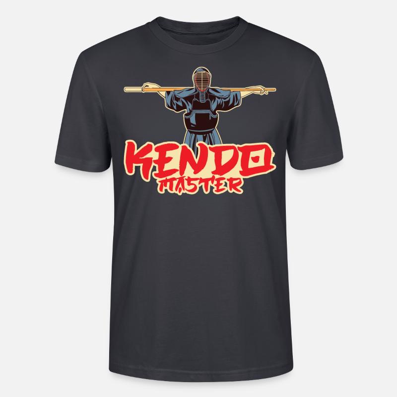Kendo - Stanley/Stella Unisex Bio-T-Shirt CRAFTER - Dunkles Graublau