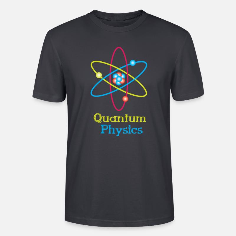 Quantum Physics - Stanley/Stella Unisex Bio-T-Shirt CRAFTER - Dunkles Graublau
