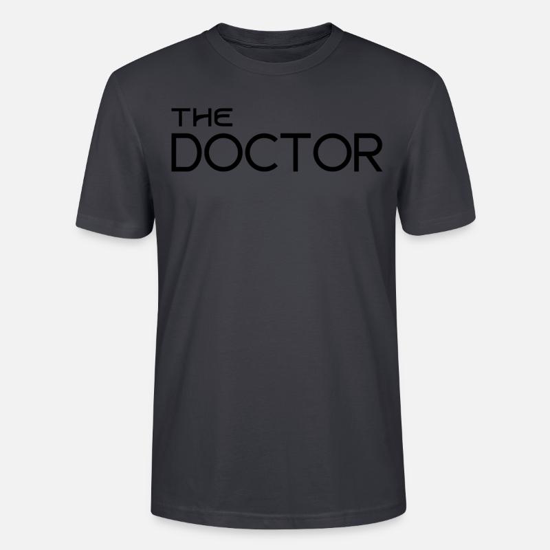 Der Doktor - Stanley/Stella Unisex Bio-T-Shirt CRAFTER - Dunkles Graublau