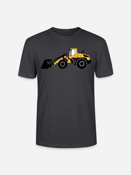 wheel loaders - Stanley/Stella CRAFTER Unisex Organic T-Shirt - India Ink Grey