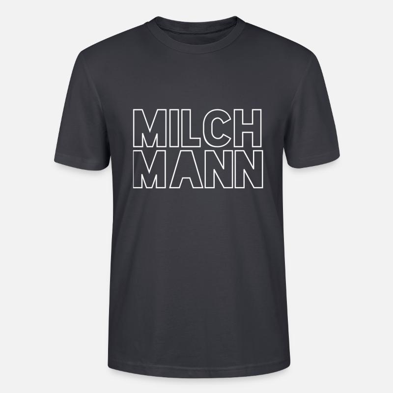 Milchmann - Stanley/Stella Unisex Bio-T-Shirt CRAFTER - Dunkles Graublau