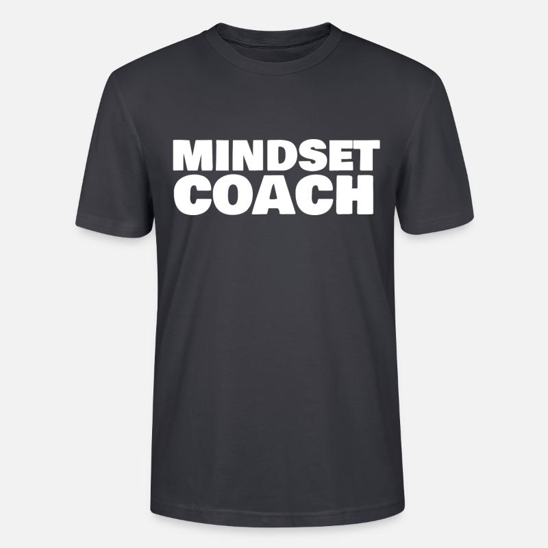 Mindset Coach - Stanley/Stella Unisex Bio-T-Shirt CRAFTER - Dunkles Graublau