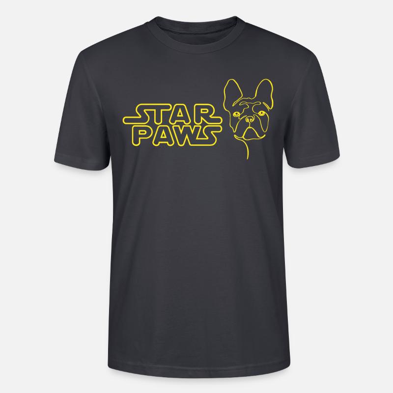 Star Paws - Stanley/Stella Unisex Bio-T-Shirt CRAFTER - Dunkles Graublau