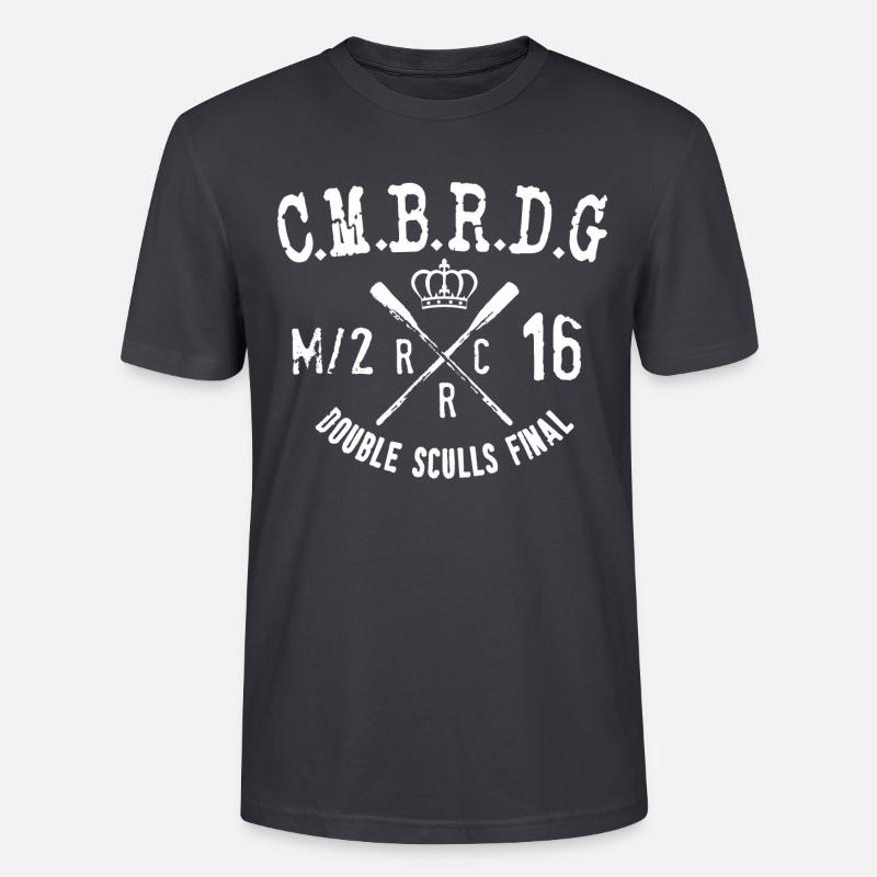 CMBRDG Rowing double sculls final - T-shirt bio CRAFTER Stanley Stella Unisexe - bleu gris foncé