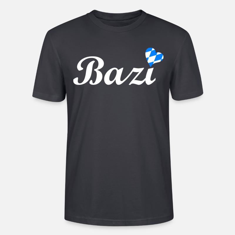 Le dialecte BAZI de Bavière est idéal pour l' - T-shirt bio CRAFTER Stanley Stella Unisexe - bleu gris foncé