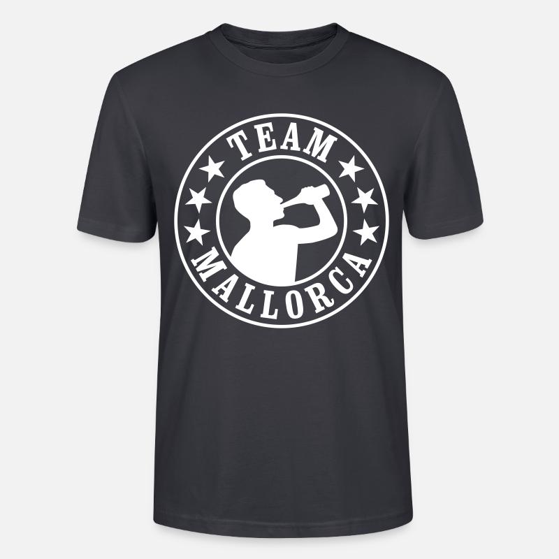 Team Mallorca - Stanley/Stella Unisex Bio-T-Shirt CRAFTER - Dunkles Graublau