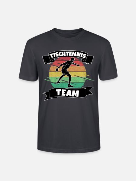 Tischtennis Team - Stanley/Stella Unisex Bio-T-Shirt CRAFTER - Dunkles Graublau