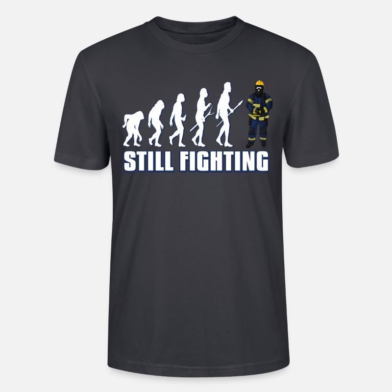 Evolution Feuerwehrmann - Stanley/Stella Unisex Bio-T-Shirt CRAFTER - Dunkles Graublau