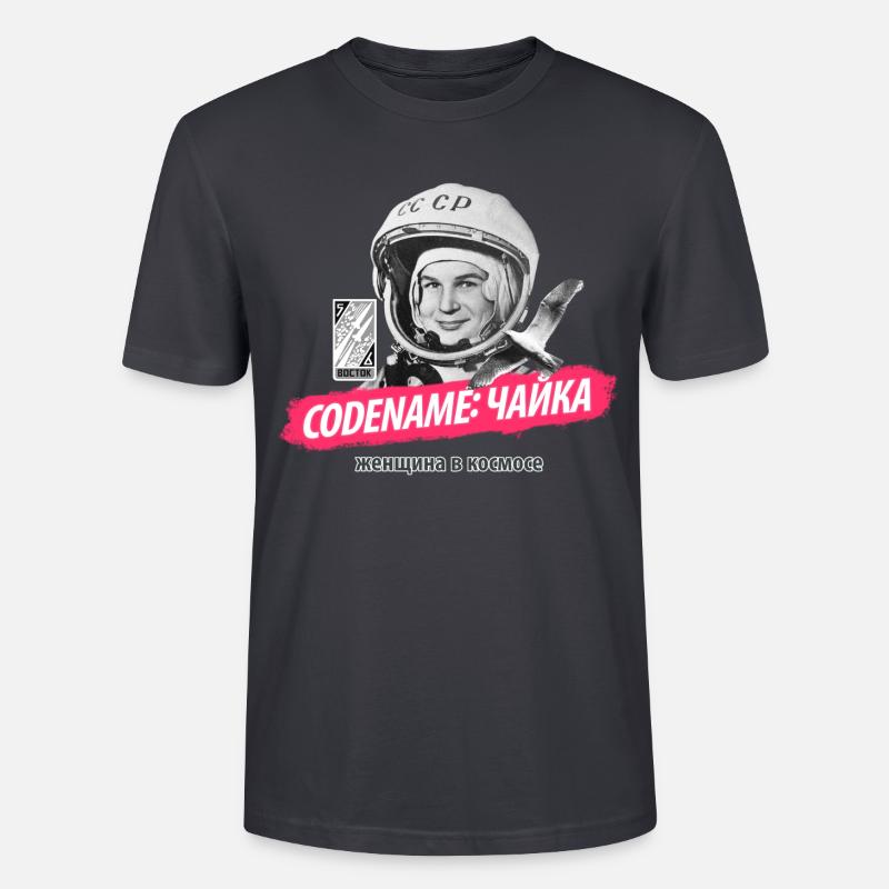 Codename: «Чайка» - Stanley/Stella Unisex Bio-T-Shirt CRAFTER - Dunkles Graublau