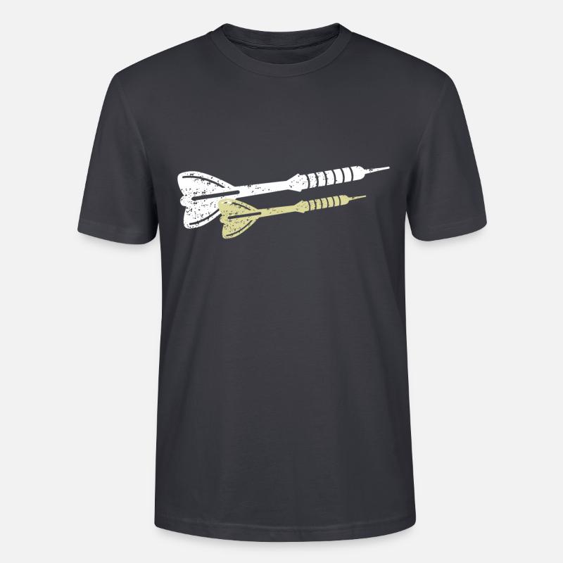 darts dartpfeil - Stanley/Stella Unisex Bio-T-Shirt CRAFTER - Dunkles Graublau