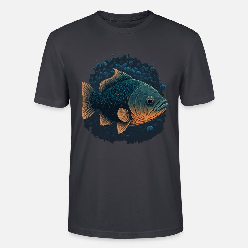 Aquarium Ventilator - Stanley/Stella Unisex Bio-T-Shirt CRAFTER - Dunkles Graublau