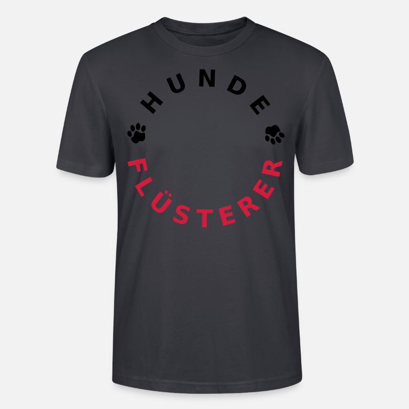Hundeflüsterer 2C - Stanley/Stella Unisex Bio-T-Shirt CRAFTER - Dunkles Graublau
