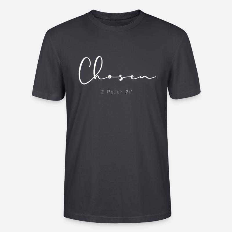 Auserwählter Christ - Stanley/Stella Unisex Bio-T-Shirt CRAFTER - Dunkles Graublau