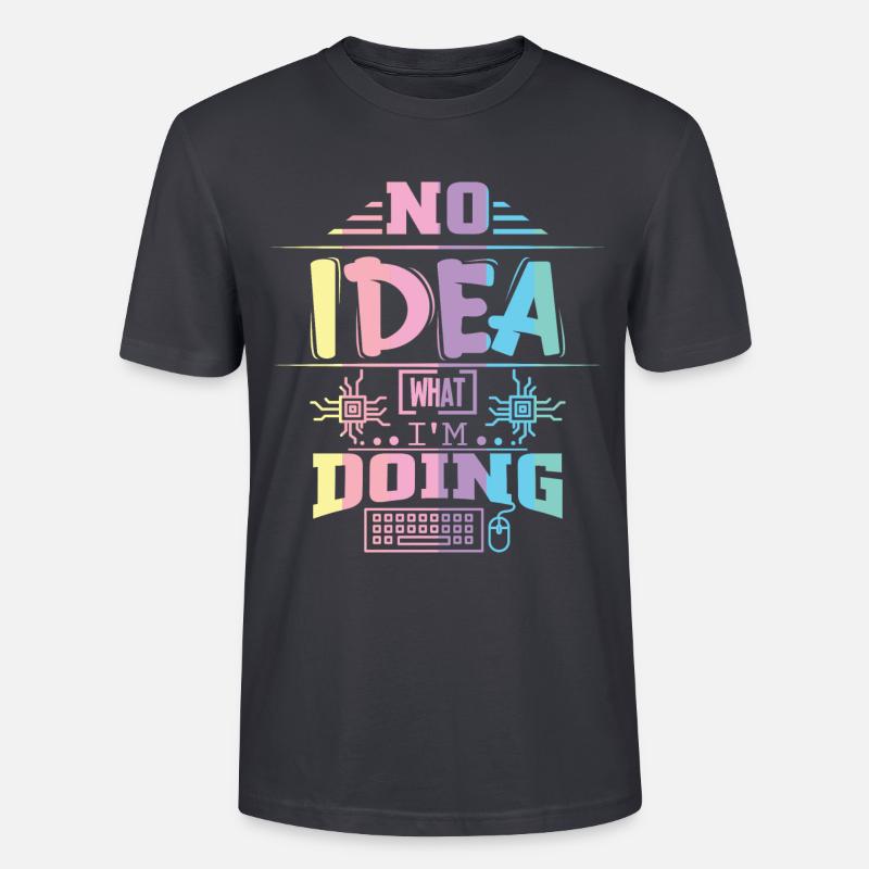 Software Engineering EDV Software Entwickler - Stanley/Stella Unisex Bio-T-Shirt CRAFTER - Dunkles Graublau