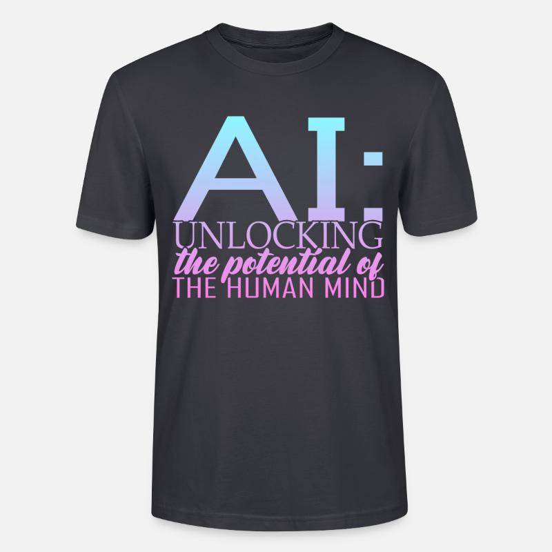 Künstliche Intelligenz Deep Learning - Stanley/Stella Unisex Bio-T-Shirt CRAFTER - Dunkles Graublau