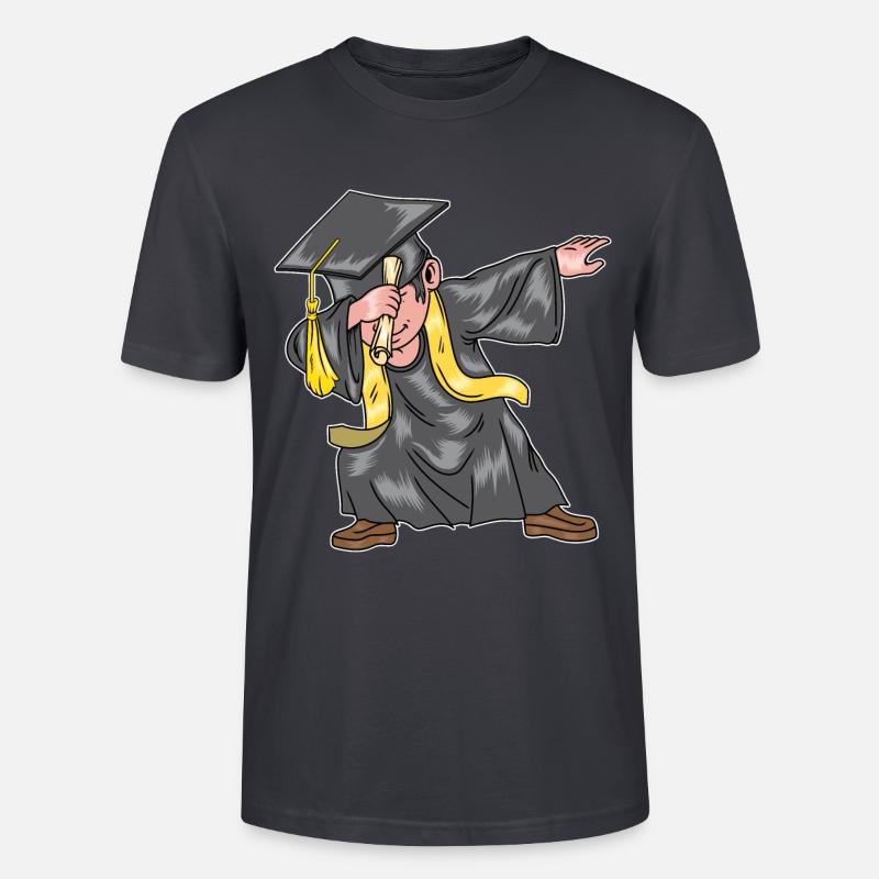 Dabbing Graduation Class Graduating Student - T-shirt bio CRAFTER Stanley Stella Unisexe - bleu gris foncé